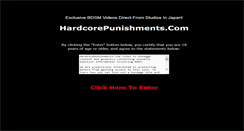 Desktop Screenshot of hardcorepunishments.com